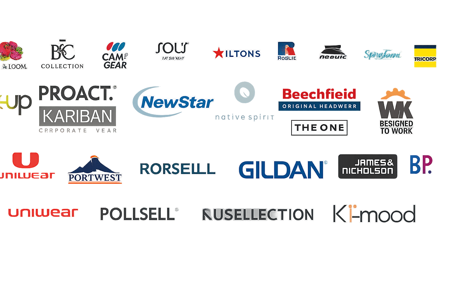 Kledijmerken binnen MijnKledij.be