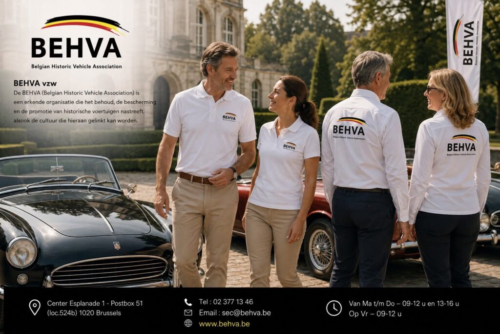 BEHVA National et régional · Européen Oldtimer Qualified Member realisatie